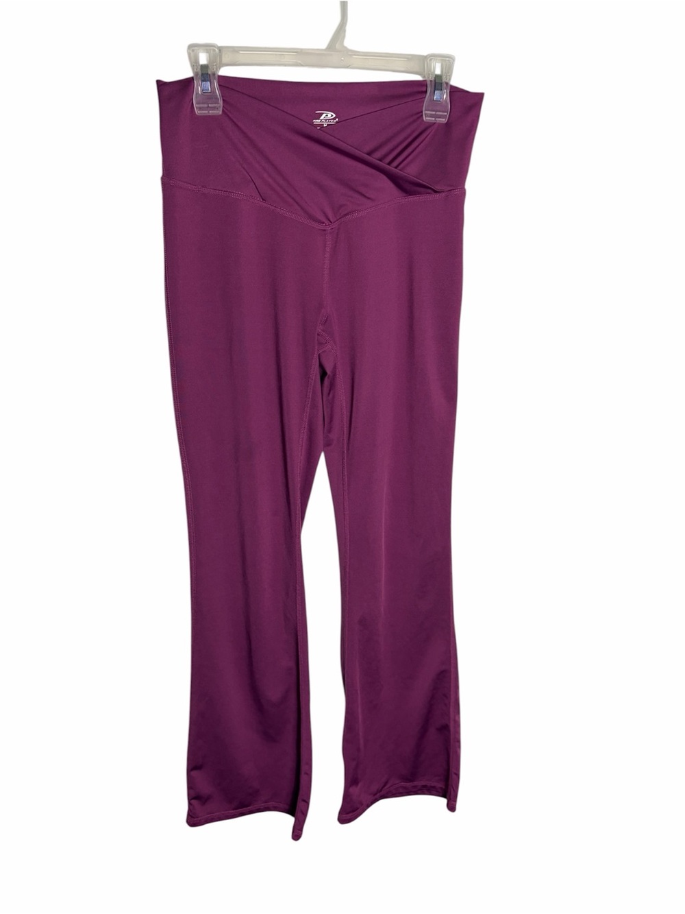 Pro player pink flare leg crisscross waistband leggings size M
